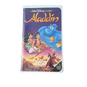 1993 Disney’s Aladdin Black Diamond Edition VHS Tape